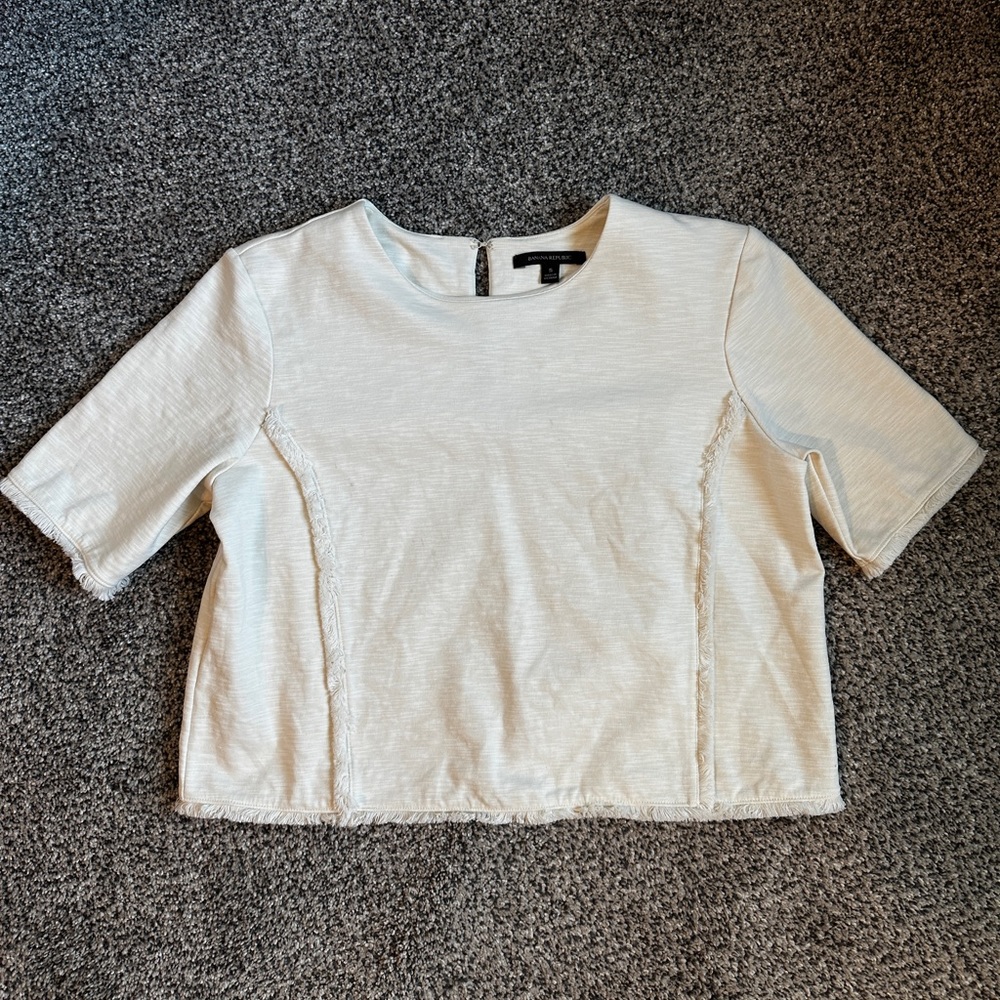 Banana Republic Cream Blouse